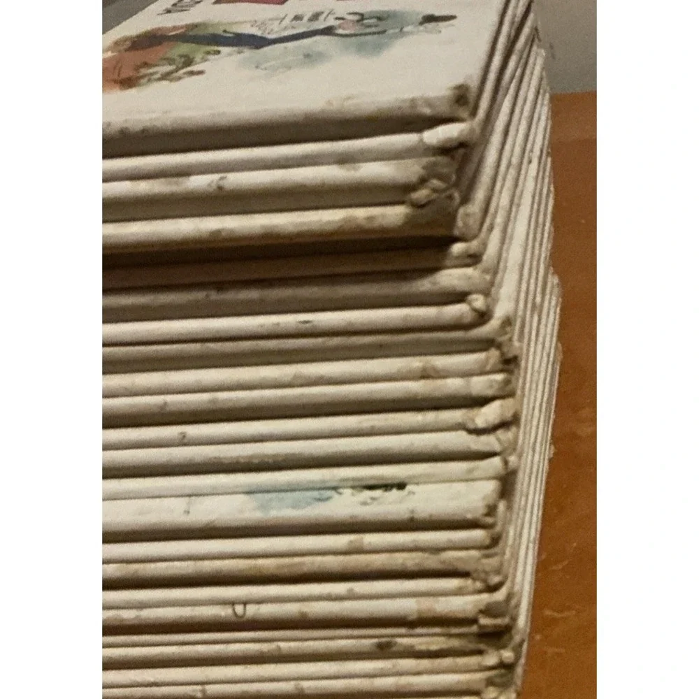 Lot of 12 Walt Disney Sport Goofy Encyclopedia Hardcover‎ Vintage Illustrated